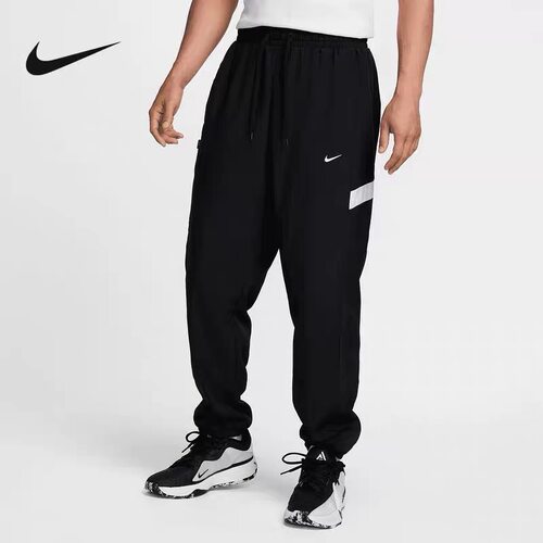 Nike/耐克 男子篮球梭织速干运动休闲宽松束脚长裤 FZ0251-010