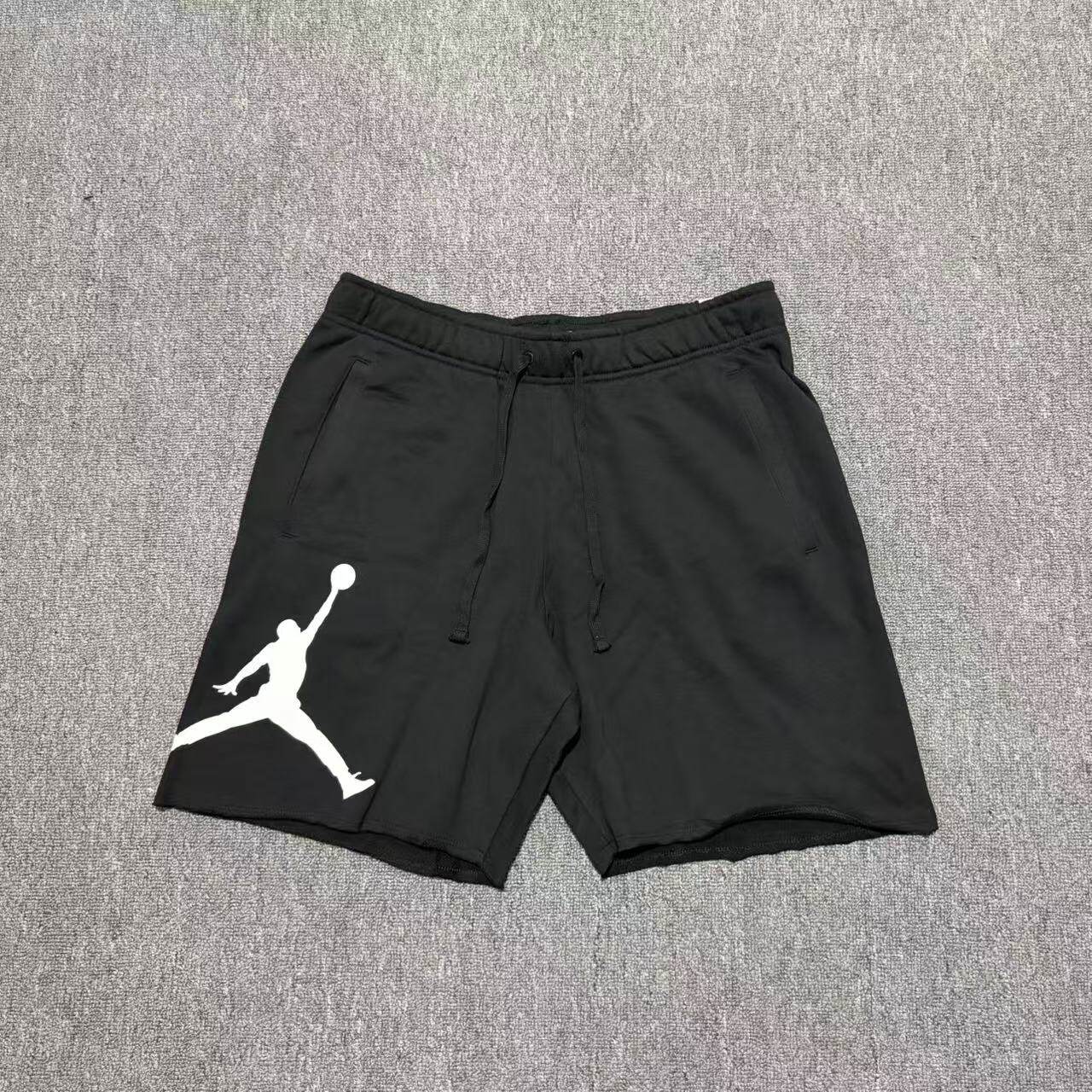 Air Jordan男子AJ大logo针织透气五分运动休闲宽松短裤DV5028-010