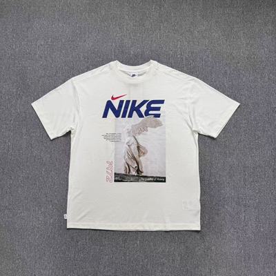 正品Nike耐克短袖T恤女子复古图天使宽松棉质休闲运动HF6292-133