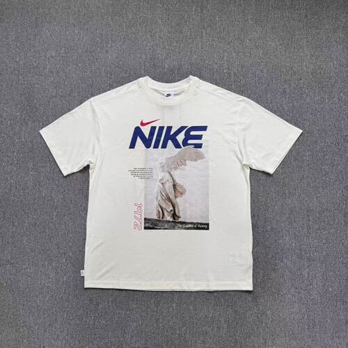 正品Nike耐克短袖T恤女子复古图天使宽松棉质休闲运动HF6292-133