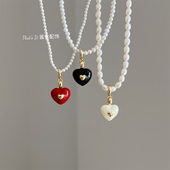 That 心想事万能吊坠可拆卸吊坠手工滴油珍珠项链吊坠简约