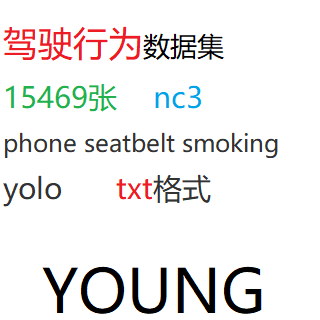 目标检测数据集YOLO驾驶行为检测15469张数据集YOLO txt格式nc3