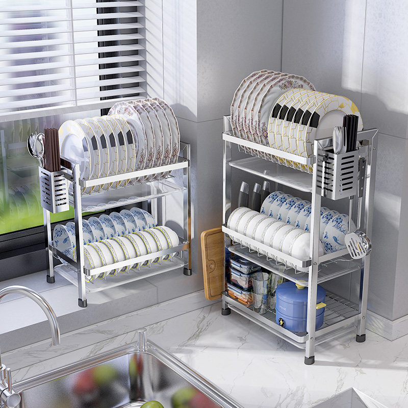 304不锈钢厨房置物架窄款沥水碗架放碗筷碗碟收纳架小型家用碗柜,厨房/烹饪用具,碗架,淘宝优惠券,粉丝福利购,淘宝优惠卷