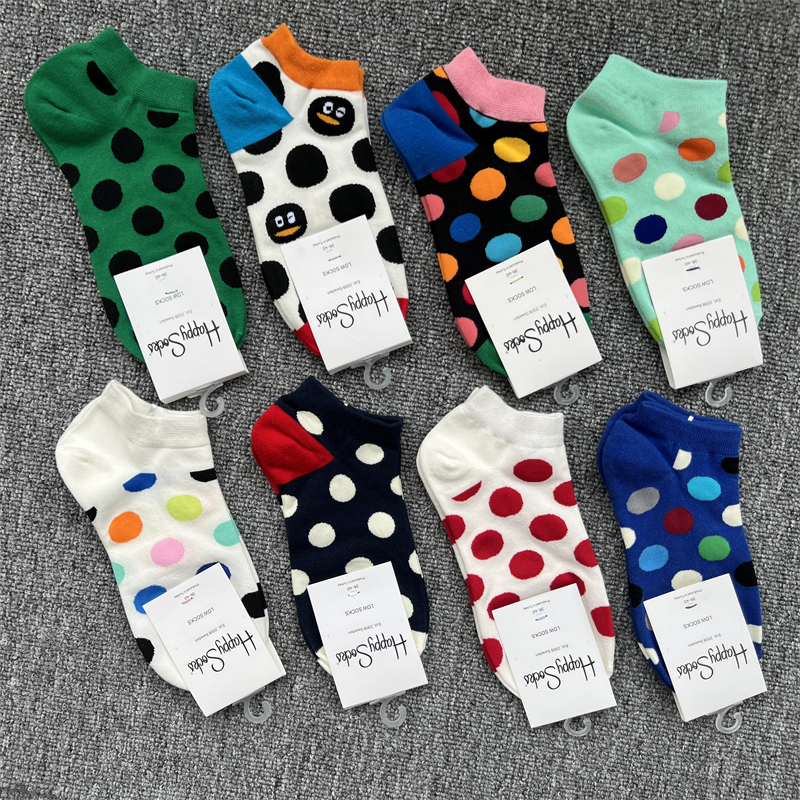 happysocks短袜女四季低帮浅口袜