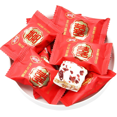 金冠双喜雪享酥结婚喜糖500g