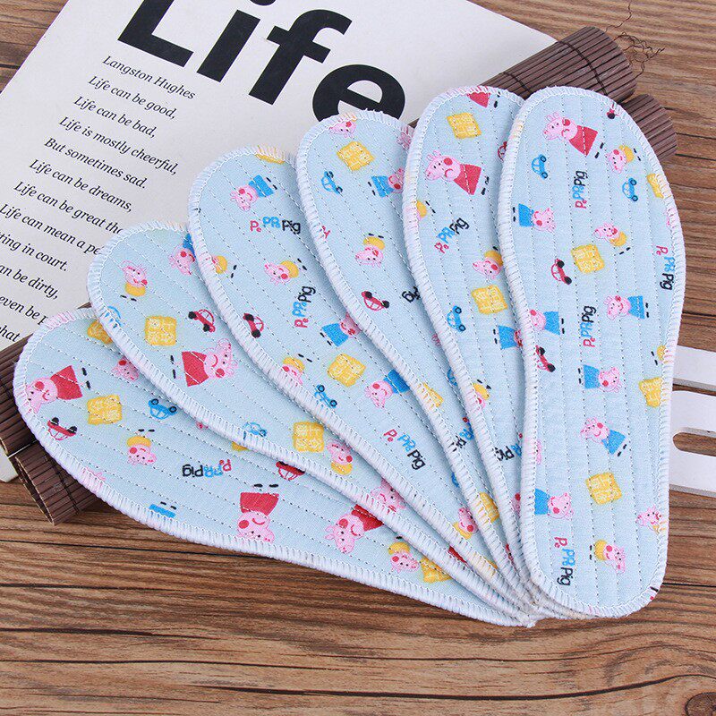 5双新款儿童鞋垫男女童透气吸汗防臭鞋垫小孩儿棉布宝宝鞋垫春夏