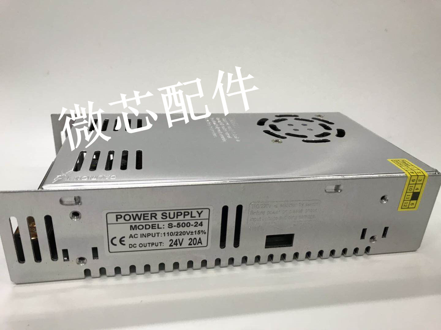 S-500-24开关电源24V20A直流稳压变压器POWER SUPPLY电机摄像灯带_虎窝淘