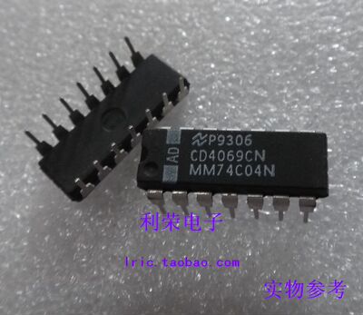 CD4069CN   MM74C04N   D4069UBC  HD14069UBP 进口原装