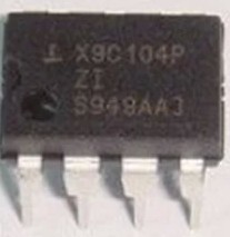 X9C104P DIP8 数字控制电位器 现货