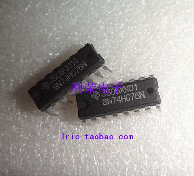 SN74HC75N     MC74HC75N   CD74HC75E  TC74HC75P  原装现货