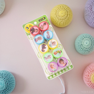 爱莎公主头像印章玩具小学生幼儿园艾沙儿童冰雪奇缘印章小礼物5