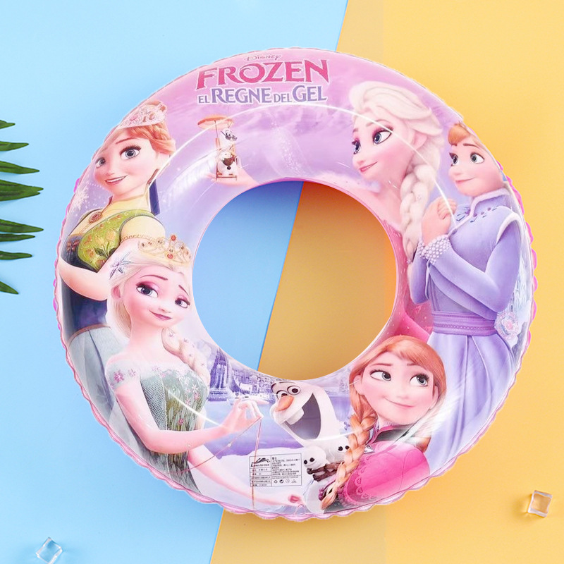 爱莎公主儿童游泳圈腋下圈艾莎女童小孩3-8岁网红充气加厚救生圈