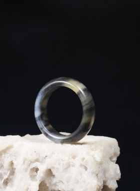 玉戒指和田玉籽料籽料青花苏工玉