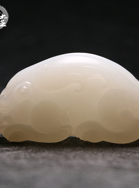 新疆和田玉籽料貔貅手把件挂件