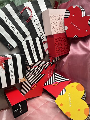 柜台SEPHORA丝芙兰礼品袋拎袋购物袋 纸质小号 中号 手提袋 礼盒