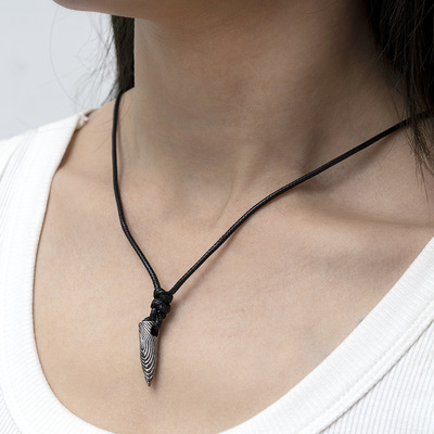 欧美跨境复古项坠合金女