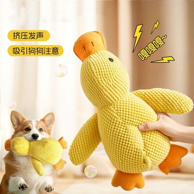 宠物玩具毛绒陪睡小黄鸭