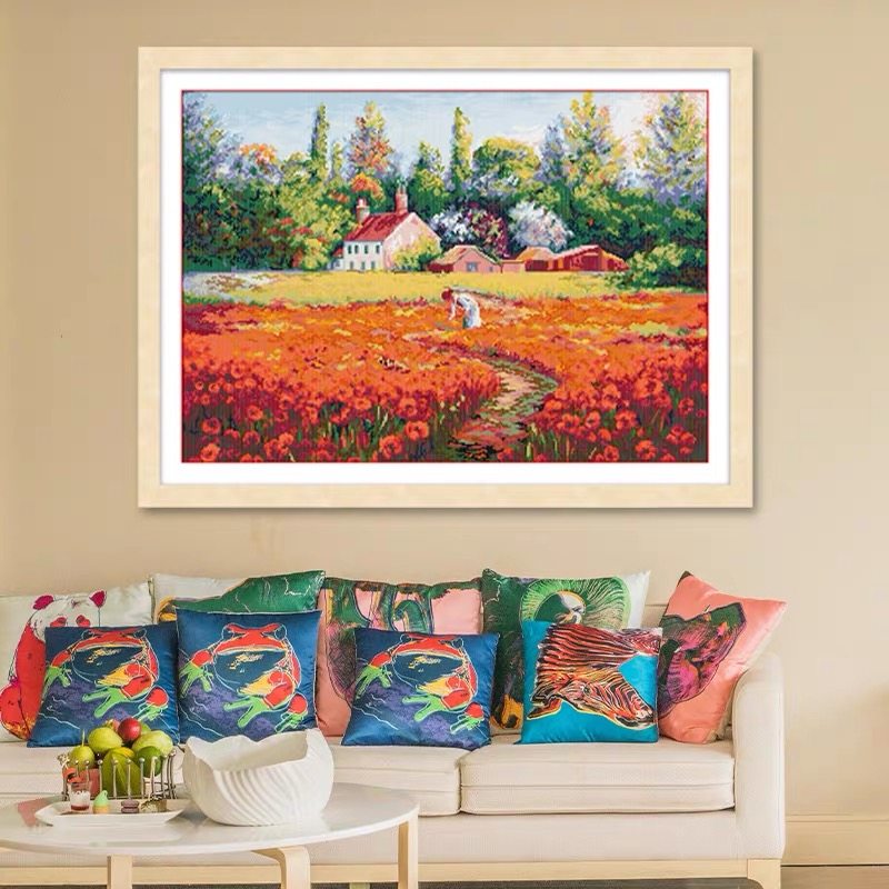 ks欧式客厅埃及长绒棉