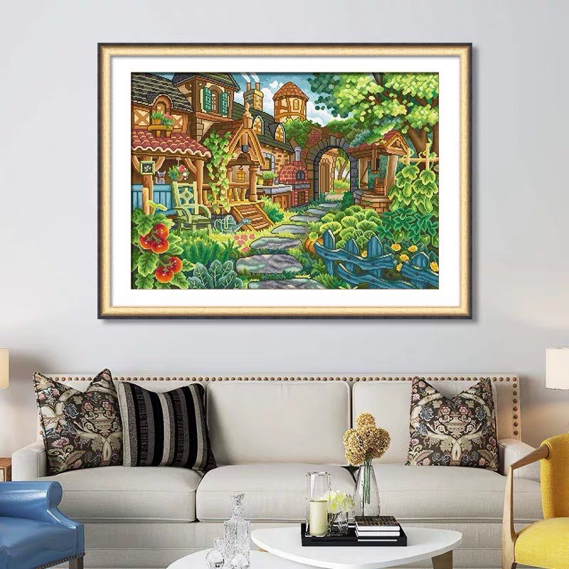 客厅卧室十字绣KS静怡时光现代