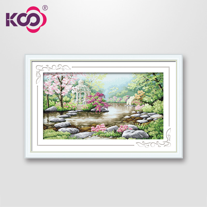 十字绣2021新款线绣客厅KS风景