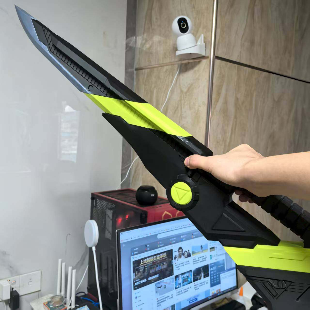 ​携行型卡利伯（蝗虫01公文包剑武器）假面骑士3D打印武器图片