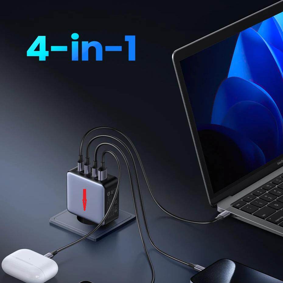 165W氮化镓电器适用于苹果Macbook华为小米笔记本手机多口快充头