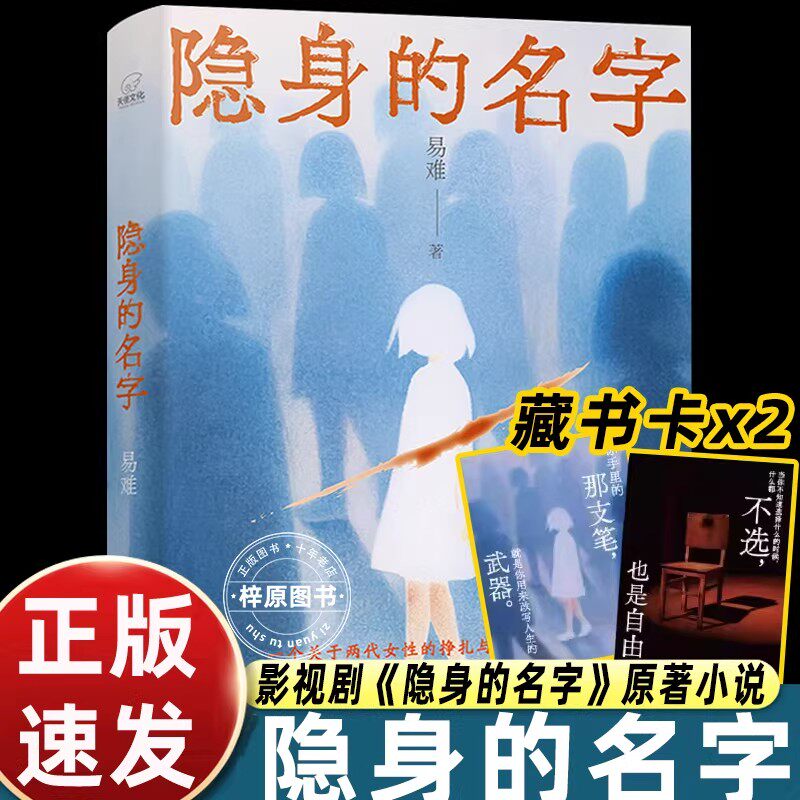 隐身的名字 易难高口碑新作倪妮闫妮主演同名热播电视剧原著小说 两代女性的挣扎与救赎女性现实主义悬疑小说正版书籍 - 实物图