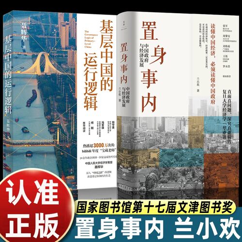 兰小欢正版置身事内中国政府与经济发展书籍以地方政府投融资为核心串联起中国经济从微观治理到宏观现象的完整底层逻辑金融畅销书