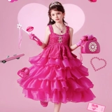 Розовый реквизит для фотографии, наряд маленькой принцессы, юбка, подходит для подростков