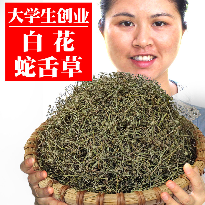 新鲜野生无硫白花蛇舌草百花蛇舌草中草药500克可搭配半枝莲