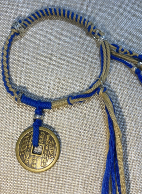 红手绳钥匙扣道家太上老君