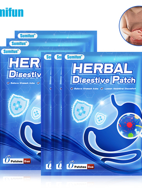 Sumifun 24Pcs Stomachache Gastric Ulcer Stomach Pain Patch G