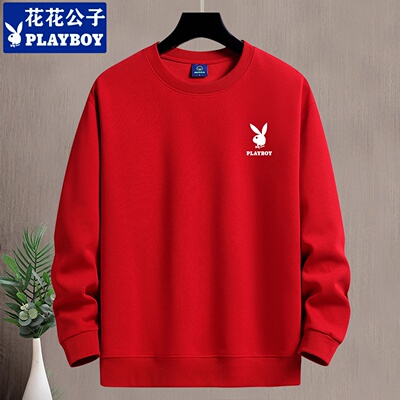 2026本命年红色卫衣男宽松打底衫