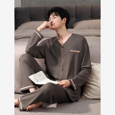2025新款男士睡衣莫代尔棉薄款
