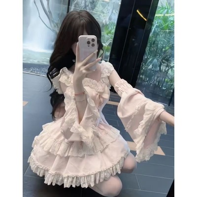 甜美温柔蓬蓬裙洛丽塔蓬蓬裙重工