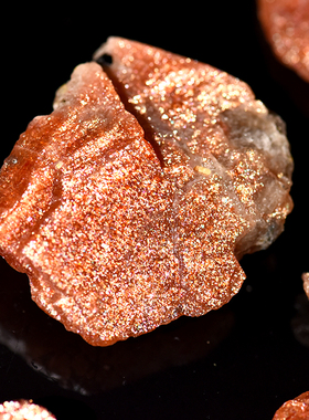 天然太阳石日光石原石吊坠女Sunstone水晶宝石送女友个性节日礼物