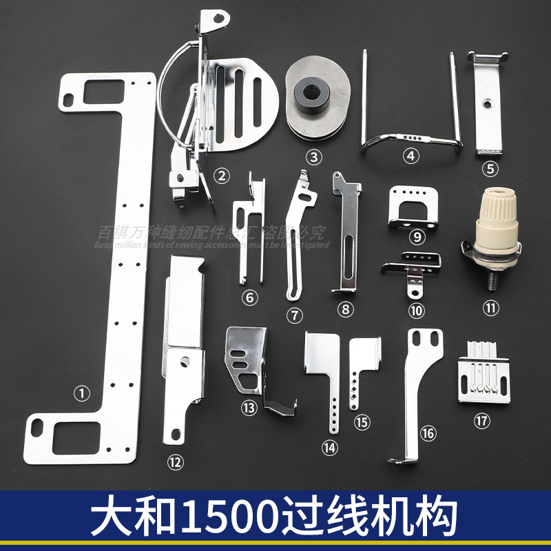 百祺工业缝纫机过线机构