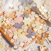 柏林花特种纸压花素材纸事简约异形diy手帐拼贴无粘性素材背景纸