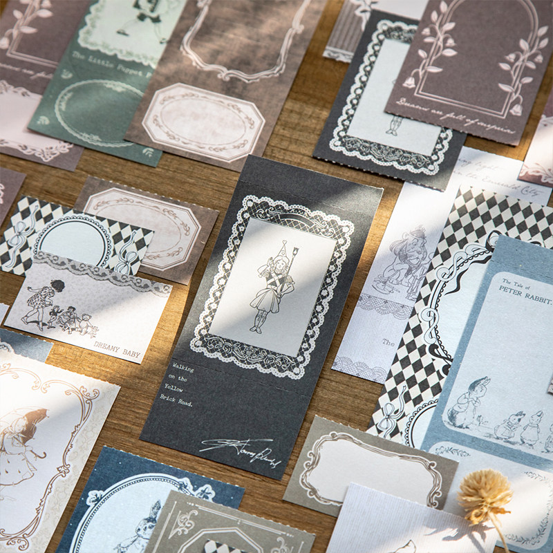 童话小确幸便签本手帐组合拼贴素材童话主题背景打底纸复古文艺,文具电教/文化用品/商务用品,便签本/便条纸/N次贴,淘宝优惠券,粉丝福利购,淘宝优惠卷