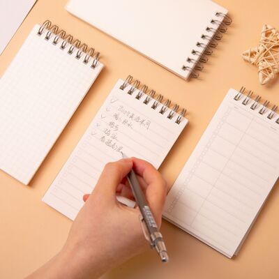 上翻线圈便携随身备忘录小记事本