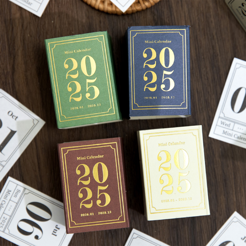 言己复古叙事2025迷你365日历