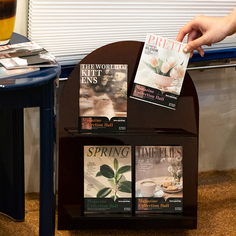 杂志收藏馆古复古素材本