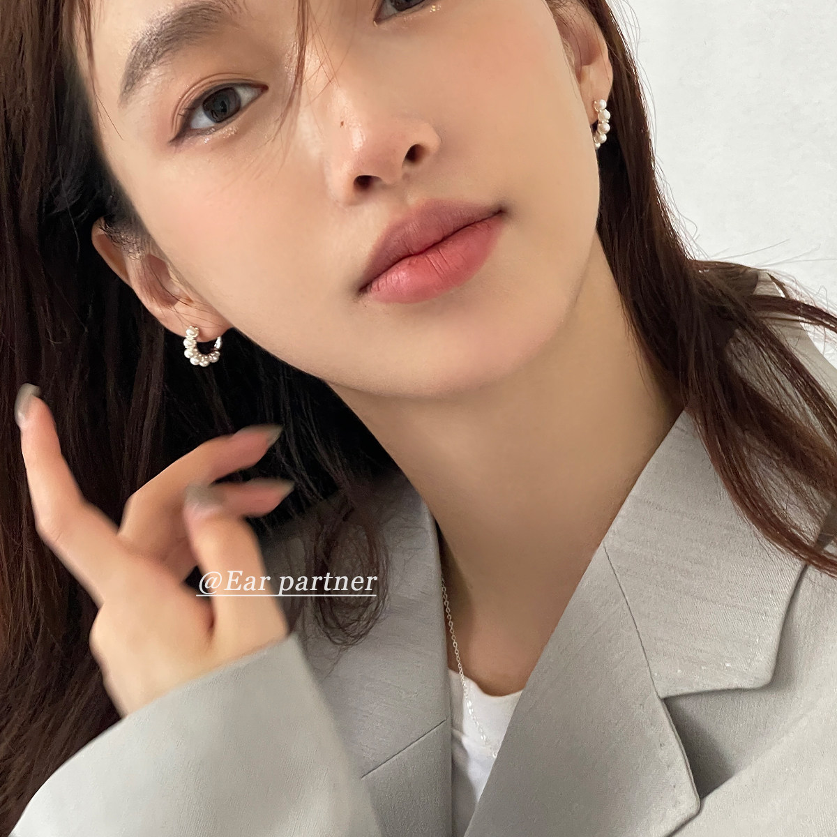 小众高级感轻奢珍珠耳环