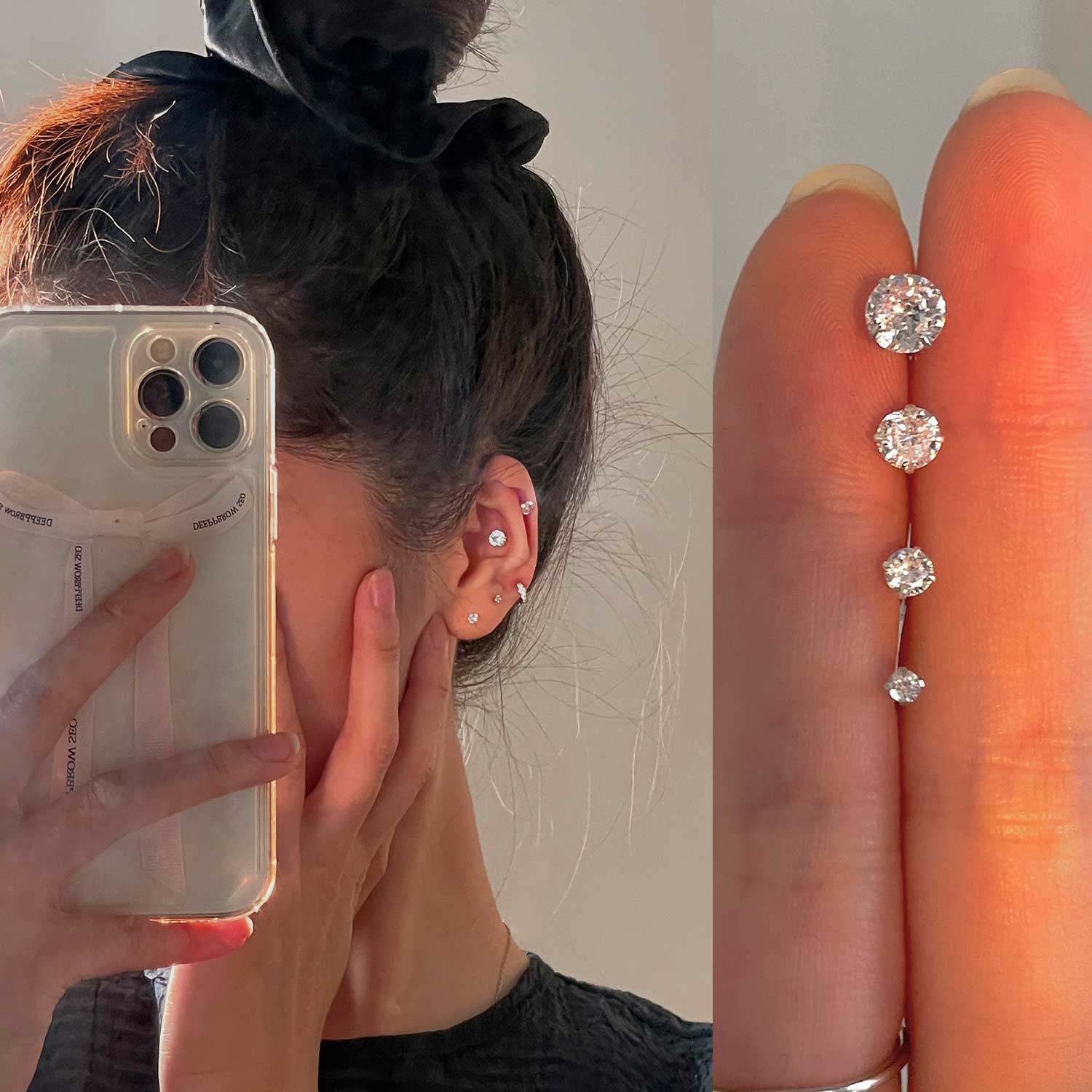 999纯银耳钉新款2025爆款养耳洞耳骨钉耳蜗钉耳环睡觉免摘耳饰女,饰品/流行首饰/时尚饰品新,耳钉,淘宝优惠券,粉丝福利购,淘宝优惠卷