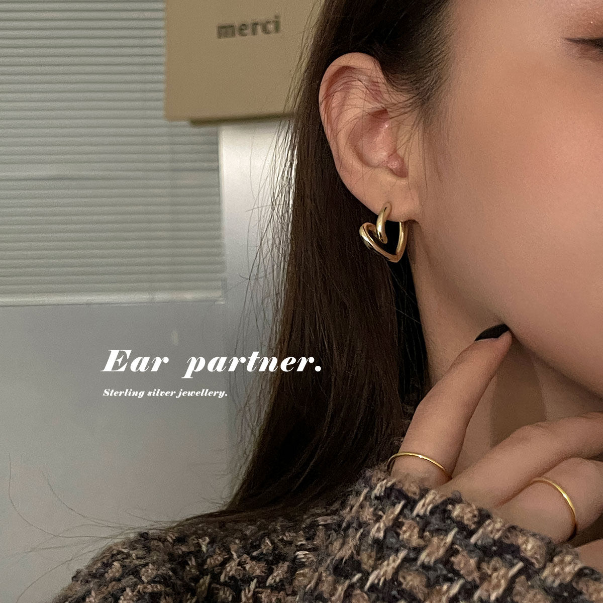 耳伴耳饰小众韩式设计感