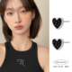 爱心耳钉女纯银针耳环2026新款 小众设计高级感耳骨钉气质耳饰 爆款