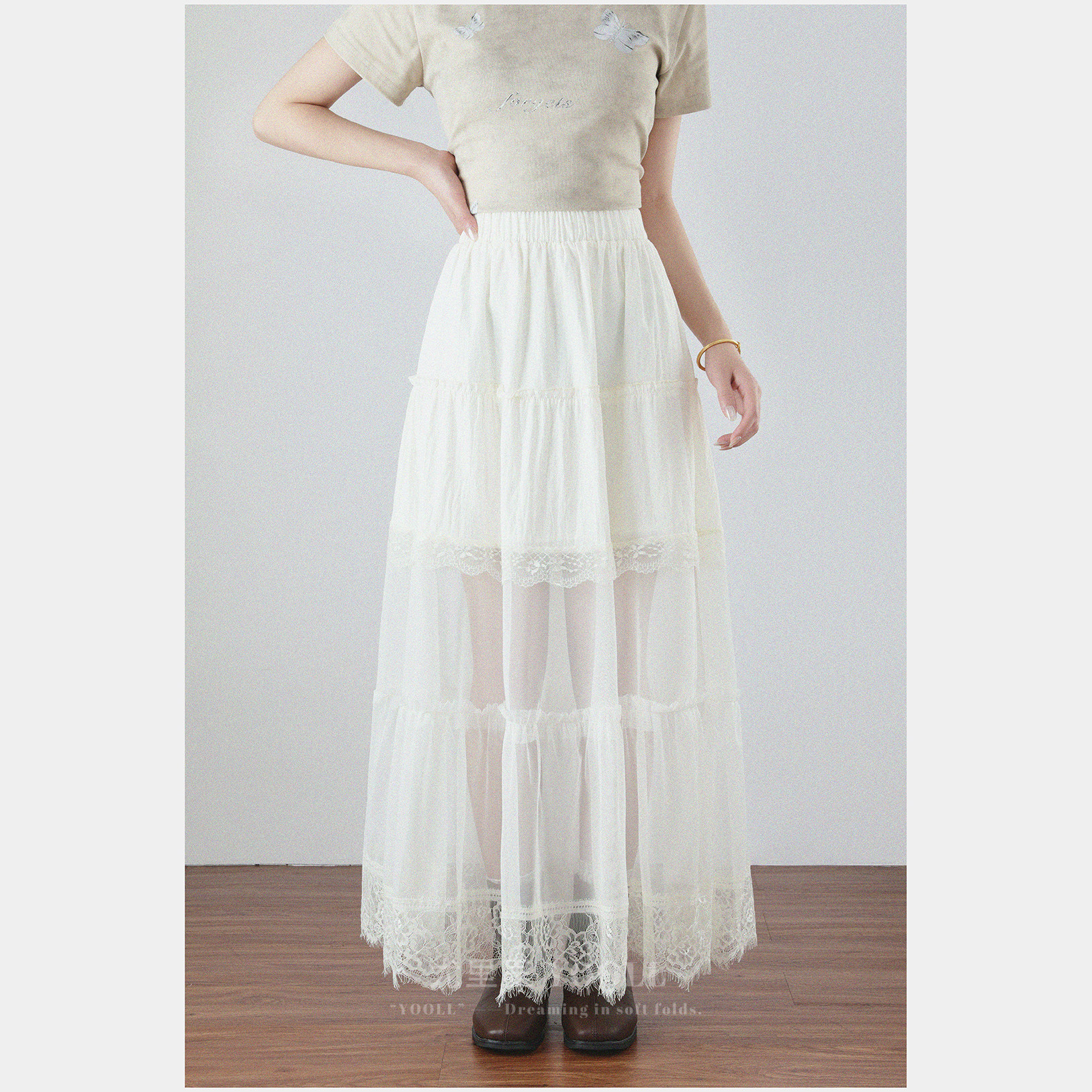 法式蕾丝花边蛋糕半身裙夏季新款大码胖MM高腰遮胯薄纱气质中长裙,女装/女士精品,大码半身裙,淘宝优惠券,粉丝福利购,淘宝优惠卷