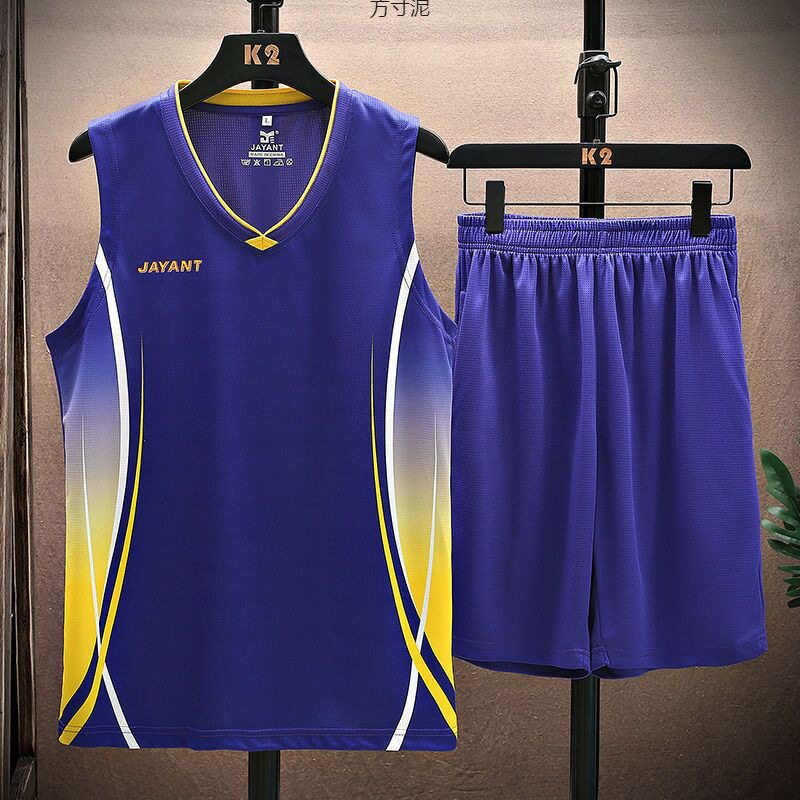 篮球服套装男比赛训练队服宽松大学生透气背心篮球衣袖运动套装女
