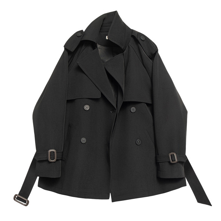 短款风衣外套小个子2026春秋装新款韩版宽松高级质感休闲大衣