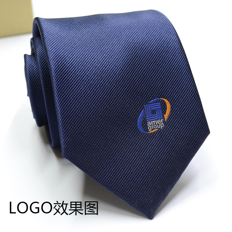 领带丝巾定制logo银行房产学校企业单位团体商务职业制式来样图案